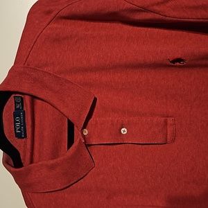 Red Long Sleeve Polo Ralph Lauren